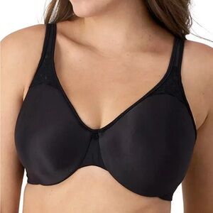 Bali Passion for Comfort Seamless Minimizer Underwire Bra Black Size 38C NEW